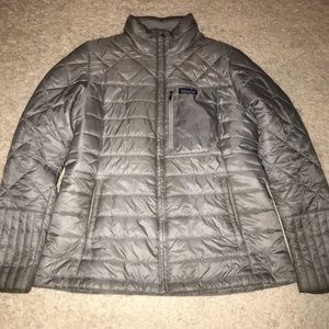 Grey Patagonia Nano Puff Jacket